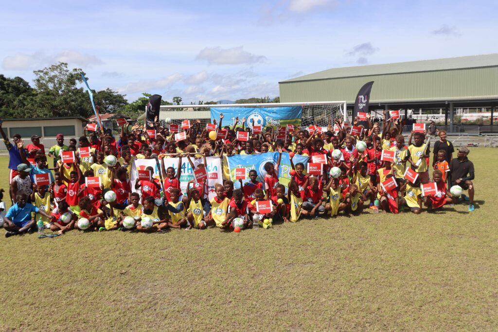 More Than 100 Children in Honiara Attended Safe Sports Day.