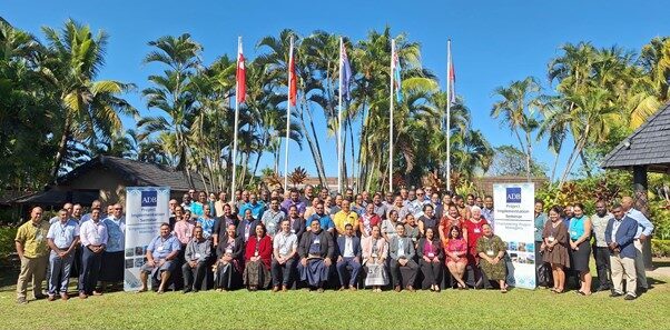 Permanent Secretary of the Ministry of Education and Human Resources Development (MEHRD) Dr Franco Rodie attends the ADB Project Implementation Seminar in Nadi, Fiji.